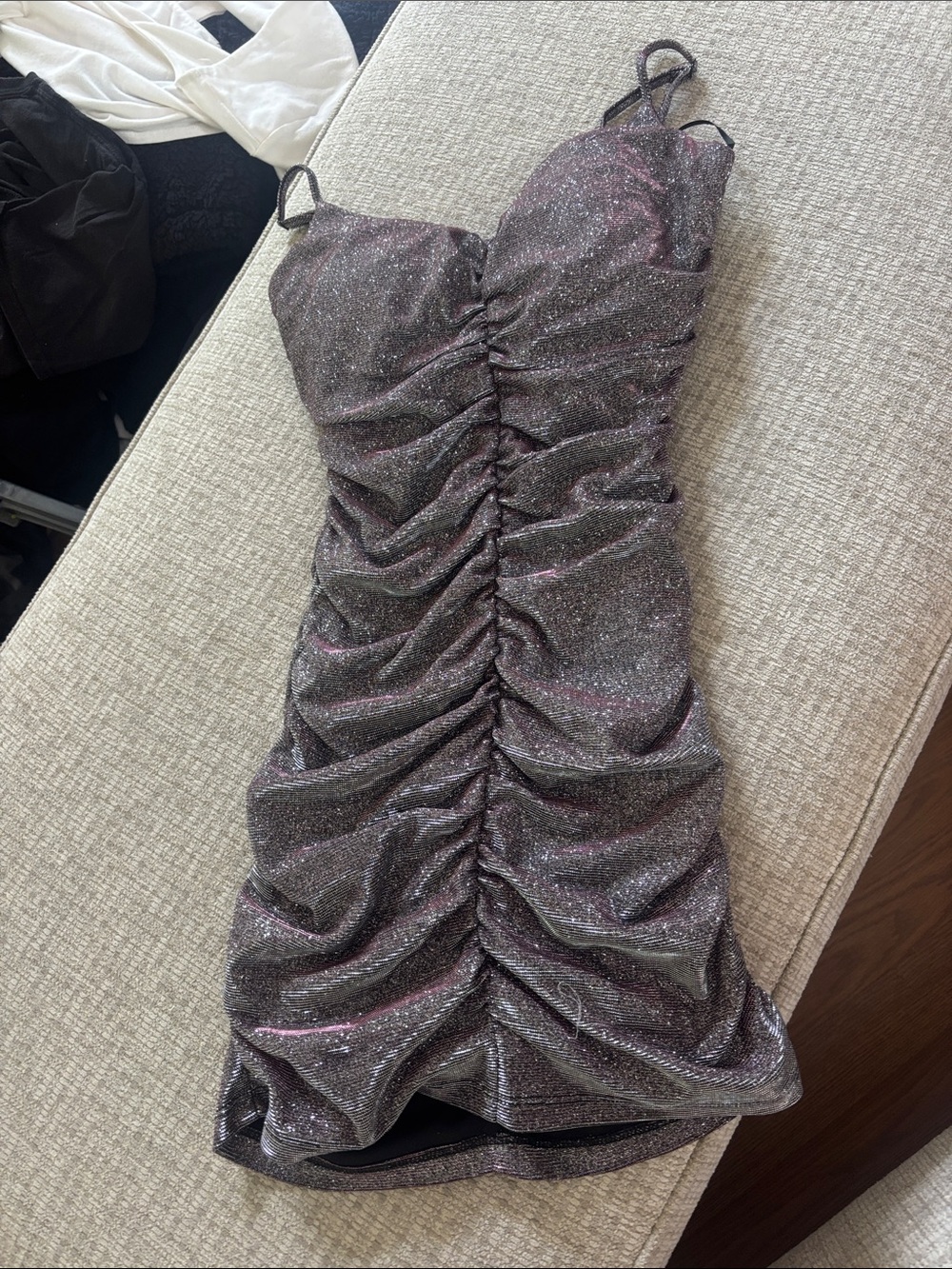 Sparkly Homecoming Mini Dress